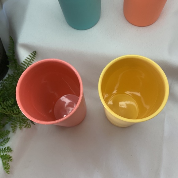 Set of 4 Vintage pastel Tupperware 12oz tumblers - Picture 5 of 8
